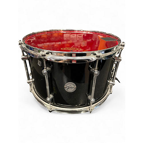 Used Gretsch Drums 8X14 SNARE DRUM Black Drum Black 18