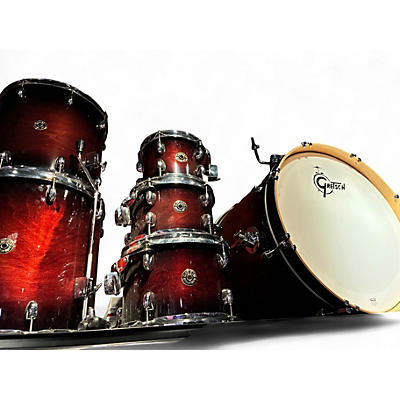 Used Gretsch Drums Catalina Maple 6pc Dark Cherry Burst Drum Kit