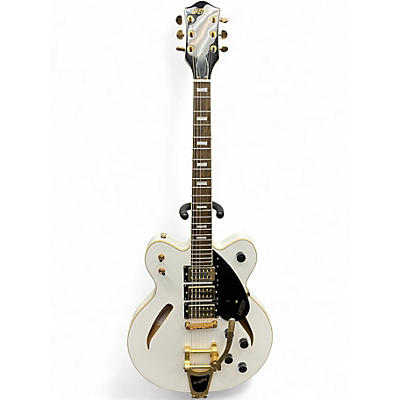Used Gretsch Drums G2627TG Streamliner White Hollow Body Electric Guitar