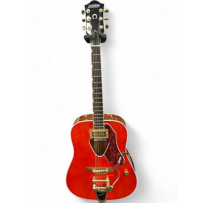 Used Gretsch G-5034TFT SVS Orange Acoustic Electric Guitar