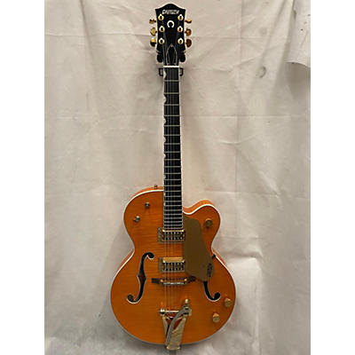 Gretsch Guitars Used  Gretsch Guitars 6120AM Yellow Tiger Flame