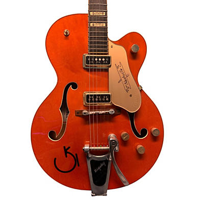 Gretsch Guitars Used Gretsch Guitars 6120DSW Orange Hollow Body Electric Guitar