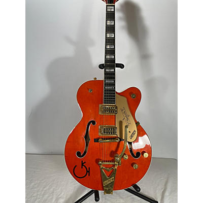 Gretsch Guitars Used Gretsch Guitars 6120W Orange Hollow Body Electric Guitar