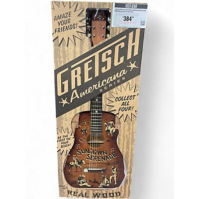 Used Gretsch Guitars AMERICANA G4500 Brown Acoustic Guitar