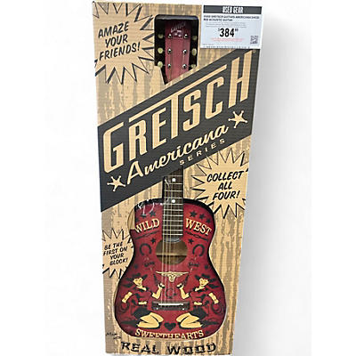 Used Gretsch Guitars AMERICANA G4530 Red Acoustic Guitar