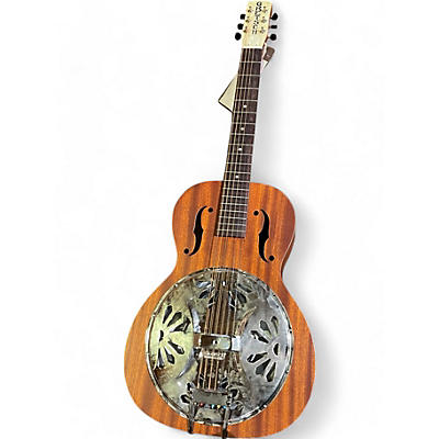 Gretsch Guitars Used Gretsch Guitars Boxcar Round Neck Natural Resonator Guitar