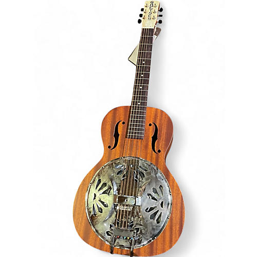 Gretsch Guitars Used Gretsch Guitars Boxcar Round Neck Natural Resonator Guitar Natural