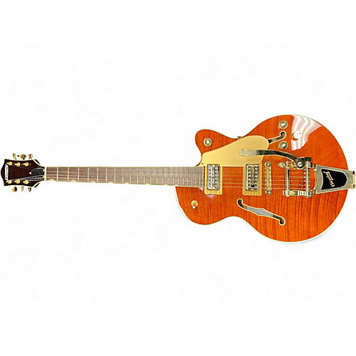 Used Gretsch Guitars Broadkaster Junior Flame Okoume Hollow Body Electric Guitar Flame Okoume
