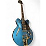 Used Gretsch Guitars CAT CB 3PU Blue Hollow Body Electric Guitar Blue