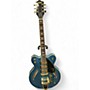Used Gretsch Guitars CAT CB 3PU Blue Hollow Body Electric Guitar Blue