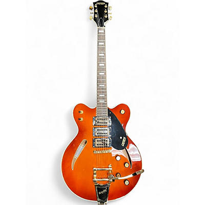 Used Gretsch Guitars Cat-Eye Center Block 3PU Abbey Ale Hollow Body Electric Guitar