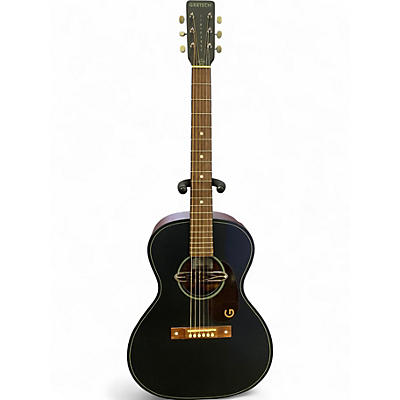 Used Gretsch Guitars DELTOLUXE CONCERT Black Acoustic Electric Guitar