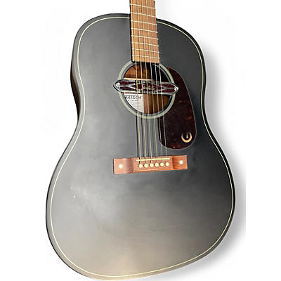 Used Gretsch Guitars DELTOLUXE DREADNOUGHT Black Acoustic Electric Guitar