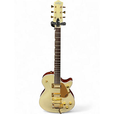 Used Gretsch Guitars ELECTROMATIC PRISTINE JET SINGLE CUT WHITE GOLD Solid Body Electric Guitar