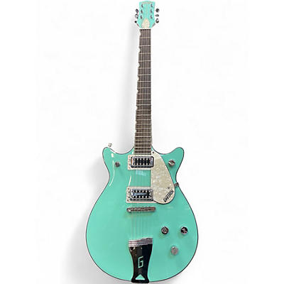 Used Gretsch Guitars Electromatic Dbl jet Surf Green Hollow Body Electric Guitar