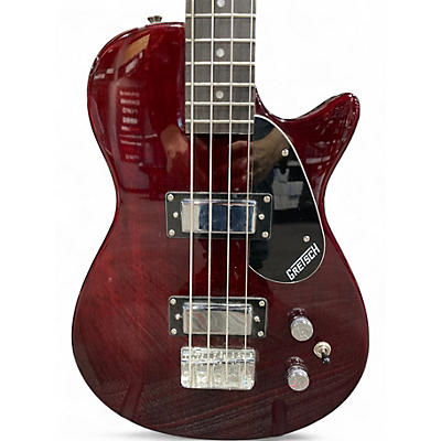 Used Gretsch Guitars Electromatic Junior Jet Bass II Burgundy Electric Bass Guitar