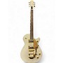 Used Gretsch Guitars Used Gretsch Guitars Electromatic Pristine Jet White Gold Solid Body Electric Guitar White Gold