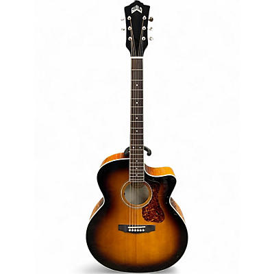 Used Gretsch Guitars F250CE Deluxe 2 Color Sunburst Acoustic Electric Guitar