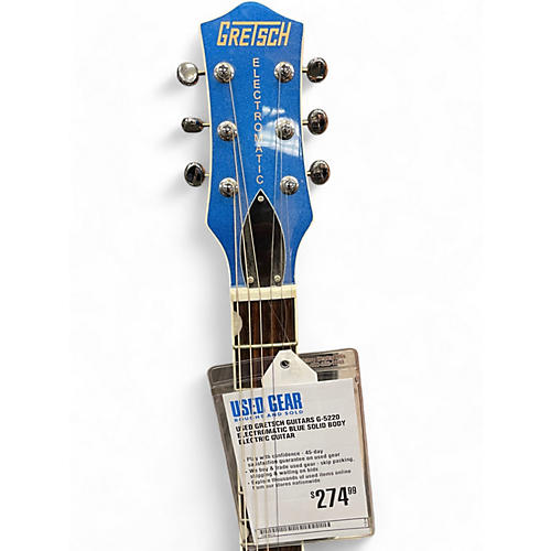 Gretsch Guitars Used Gretsch Guitars G-5220 Electromatic Blue Solid Body Electric Guitar Blue