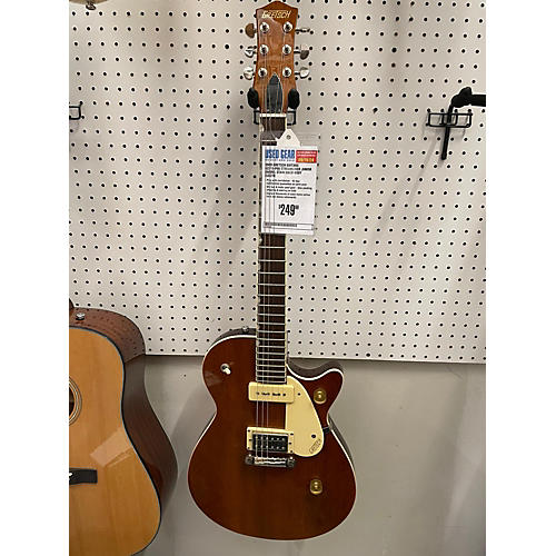 Gretsch Guitars Used Gretsch Guitars G2215-P90 Streamliner Junior Barrel Stain Solid Body Electric Guitar Barrel Stain