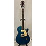 Used Gretsch Guitars Used Gretsch Guitars G2215-P90 Streamliner Junior Blue Solid Body Electric Guitar Blue