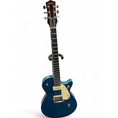 Used Gretsch Guitars G2215-P90 Streamliner Junior Metallic Aqua Marine Solid Body Electric Guitar