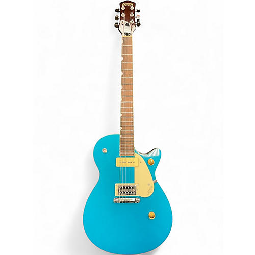 Used Gretsch Guitars G2215-P90 Streamliner Junior Ocean Turquoise Solid Body Electric Guitar Ocean Turquoise