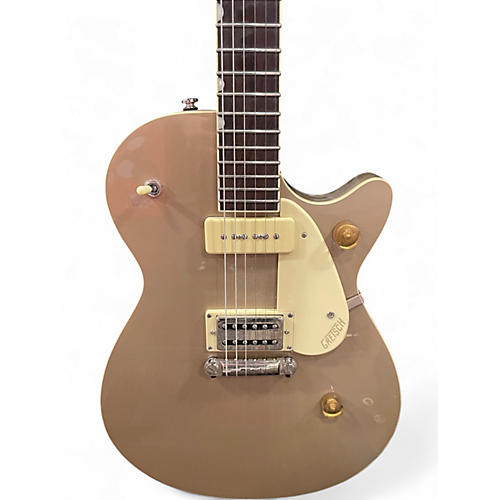 Used Gretsch Guitars G2215-P90 Streamliner Junior Sahara Metallic Solid Body Electric Guitar Sahara Metallic