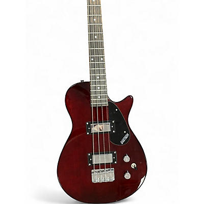 Used Gretsch Guitars G2220 Electromatic Junior Jet Bass II Burgundy Electric Bass Guitar