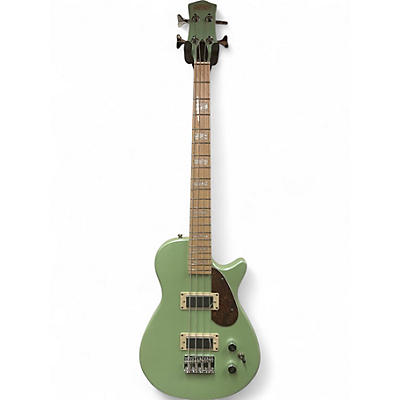 Used Gretsch Guitars G2228B Ltd Ed Electromatic Junior Jet II Short-Scal Broadway Jade Electric Bass Guitar
