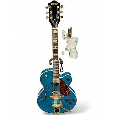 Used Gretsch Guitars G2410TG Ocean Turquoise Hollow Body Electric Guitar