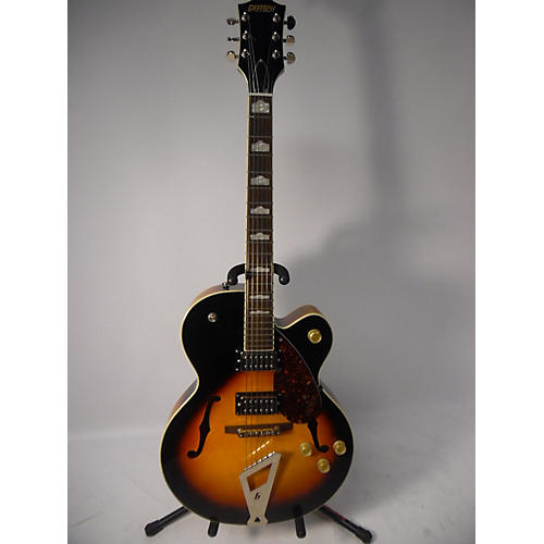 Gretsch Guitars Used Gretsch Guitars G2420 Streamliner Aged Brooklyn Burst Hollow Body Electric Guitar aged brooklyn burst