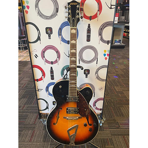 Gretsch Guitars Used Gretsch Guitars G2420T Streamliner Tobacco Burst Hollow Body Electric Guitar Tobacco Burst