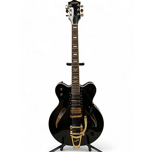 Gretsch Guitars Used Gretsch Guitars G2627 Streamliner Center Block 3-Pickup Cateye With Bigsby Black Hollow Body Electric Guitar Black