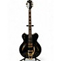 Used Gretsch Guitars Used Gretsch Guitars G2627 Streamliner Center Block 3-Pickup Cateye With Bigsby Black Hollow Body Electric Guitar Black