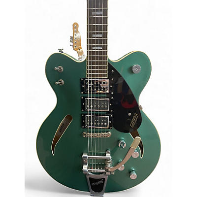 Used Gretsch Guitars G2627T Streamliner Center Block 3-Pickup Cateye With Bigsby Georgia Green Hollow Body Electric Guitar