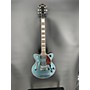 Used Gretsch Guitars Used Gretsch Guitars G2655 Blue Hollow Body Electric Guitar Blue