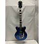 Used Gretsch Guitars Used Gretsch Guitars G2655T Blue Hollow Body Electric Guitar Blue