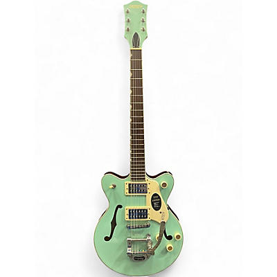 Used Gretsch Guitars G2655T Streamliner Center Block Junior Mint Metallic Hollow Body Electric Guitar