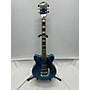 Used Gretsch Guitars Used Gretsch Guitars G2657T Blue Hollow Body Electric Guitar Blue