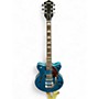 Used Gretsch Guitars G2657T Blue Hollow Body Electric Guitar Blue
