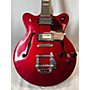 Used Gretsch Guitars Used Gretsch Guitars G2657T/CAR Candy Apple Red Hollow Body Electric Guitar Candy Apple Red