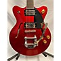 Used Gretsch Guitars Used Gretsch Guitars G2657T Streamliner Center Block Jr. Double-Cut With Bigsby Candy Apple Red Hollow Body Electric Guitar Candy Apple Red