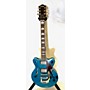 Used Gretsch Guitars Used Gretsch Guitars G2657T Streamliner Ocean Turquoise Hollow Body Electric Guitar Ocean Turquoise