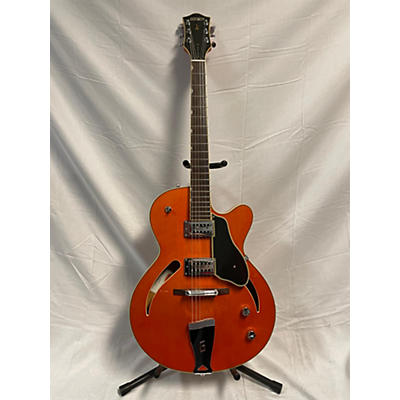 Gretsch Guitars Used Gretsch Guitars G3161 Historic Steamliner Orange Hollow Body Electric Guitar