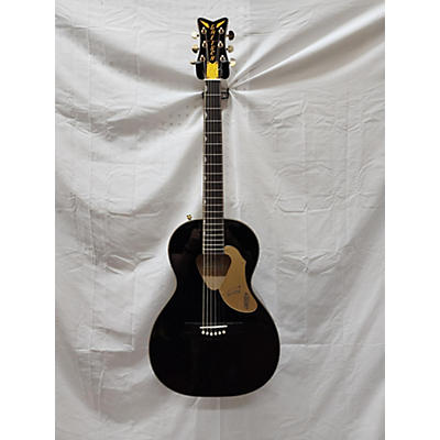 Gretsch Guitars Used Gretsch Guitars G5021WPE Rancher Penguin Parlor Black And Gold Acoustic Electric Guitar