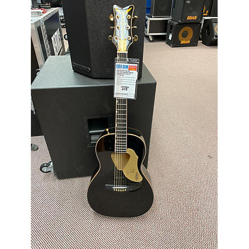 Gretsch Guitars Used Gretsch Guitars G5021WPE Rancher Penguin Parlor Black And Gold Acoustic Electric Guitar Black and Gold