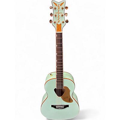 Used Gretsch Guitars G5021WPE Rancher Penguin Parlor Mint Green Acoustic Electric Guitar