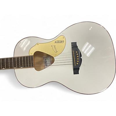 Gretsch Guitars Used Gretsch Guitars G5021WPE Rancher Penguin Parlor White Acoustic Electric Guitar