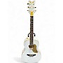 Used Gretsch Guitars G5021WPE Rancher Penguin Parlor White Acoustic Electric Guitar White